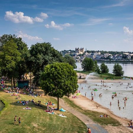Le Bois Flotte - Maison Au Coeur De La Loire Entre Ville Et Nature โซมูร์ ภายนอก รูปภาพ